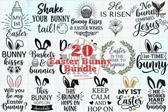 Download Easter Bunny Quotes Bundle PNG - Premium Resources