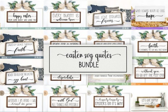 Download Easter Quotes BUNDLE SVG, EPS, PNG. - Premium Resources