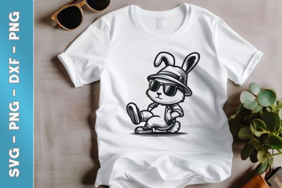 Download Cartoon Easter Bunny SVG Clipart 06 - Easter bunny svg Collection